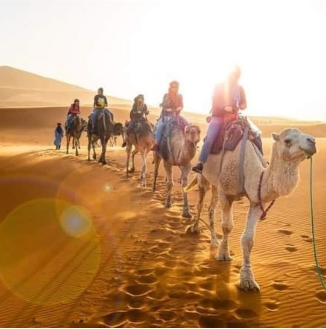 Bivouac Camel Trips Hotell Merzouga Exteriör bild